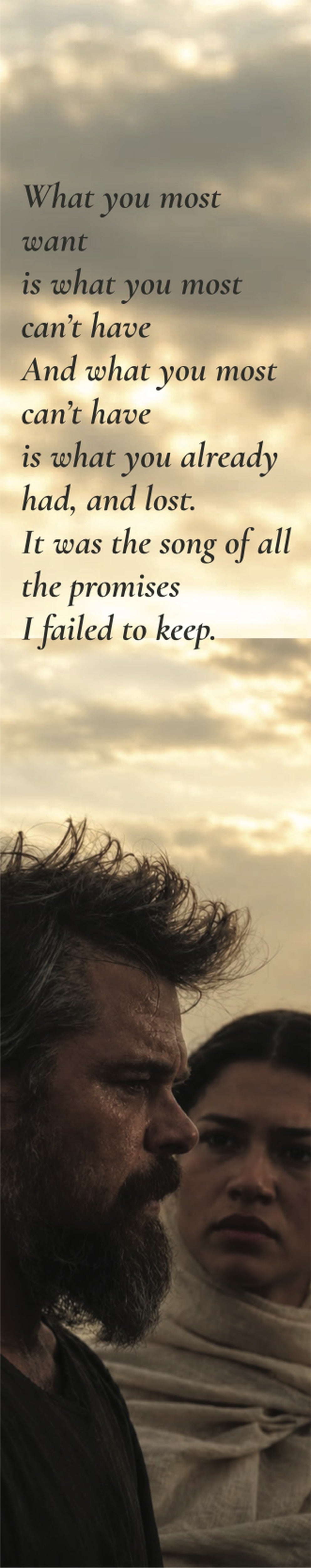Odyssey Sirens bookmark by Ḥāl, quote side